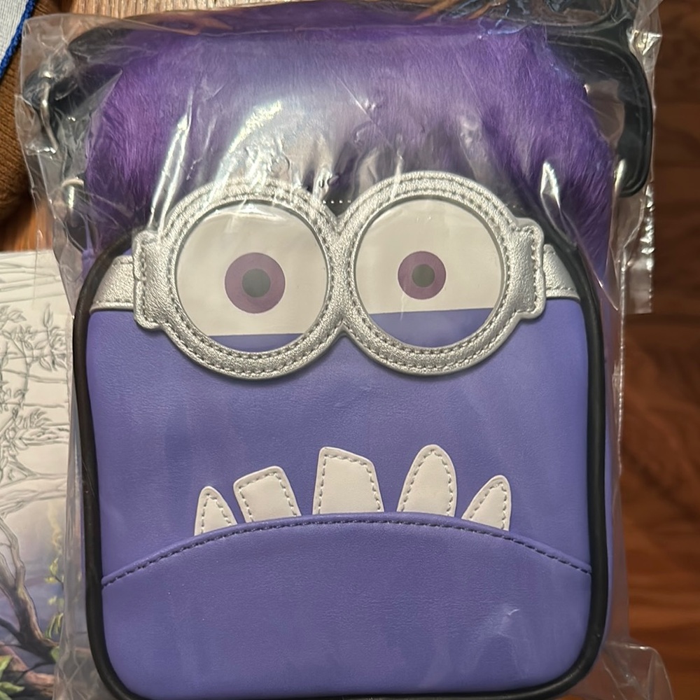 Purple Minion Kids Bag